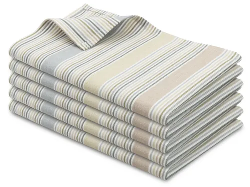 ZOLLNER Geschirrtuch, (Set, 5-tlg), 50 x 70 cm, 100% Baumwolle, vom Hotelwäschespezialisten