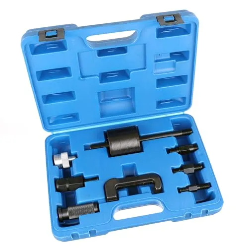 Trägheits-Injektor-Abzieher-Entferner für Mercedes CDI - Abzieherset für einfache Injektorentfernung bei Mercedes CDI OM-611, OM-612, OM-613 Motoren. Inklusive hochwertigem Koffer und robustem Hammer für effizientes Arbeiten.