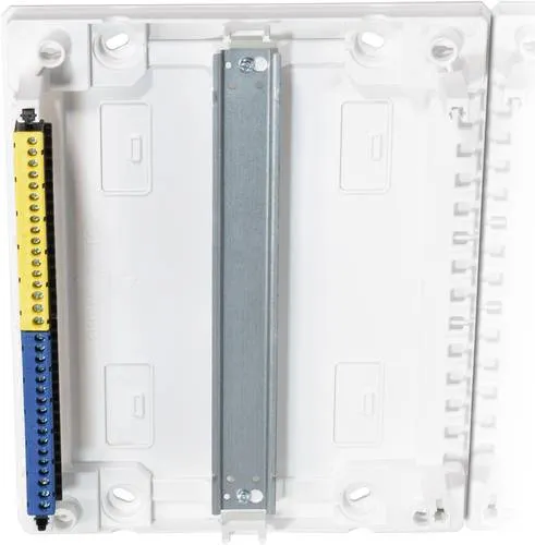 F-Tronic 7220208 VISION12+2ST Kleinverteiler Aufputz - Aufputzkleinverteiler für trockene Räume mit großem Verdrahtungsraum und Schraubklemmtechnik – ideal für vielseitige Elektroinstallationen.