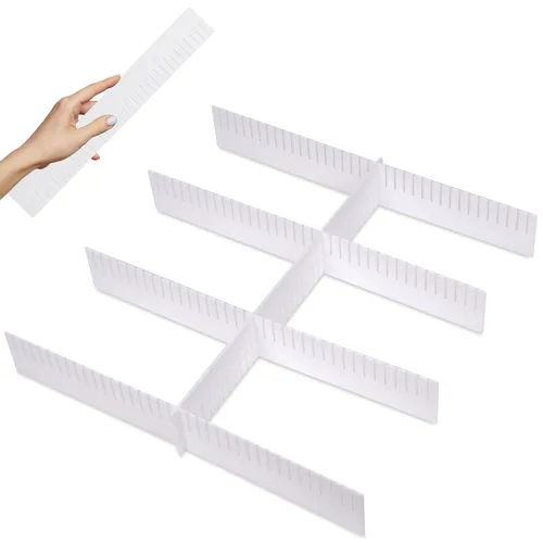 5tlg Schubladentrenner, Schubladenteiler, Schubladen-Organizer, Organizer