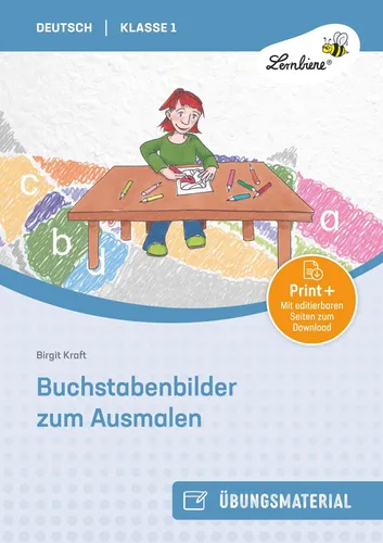 Buchstabenbilder zum Ausmalen Birgit Kraft
