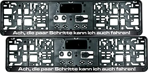 Kennzeichenhalterungen von SEEAS