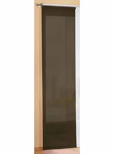 Flächenvorhang Schiebegardine mit Zubehör, 245x60, Braun