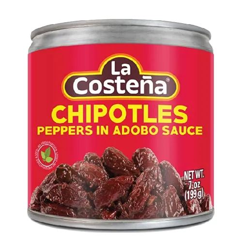 La Costena Chipotle Chili ganz 199gr Mexikanische Küche Urgestein der mexikanischen Küche Durch Räuchern getrocknet in Adobo-Soße eigelegt scharf aber nicht zu scharf Hervorragender Geschmack