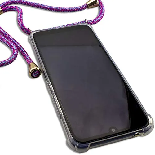 caseroxx Schutzhülle für Gigaset GS195 / GS195LS in lila – Flexibles TPU-Case aus stoßfestem Gummi, passgenaue Handy-Tasche mit Kantenschutz & rutschfestem Grip