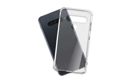 mtb more energy Smartphone-Hülle Clear Armor Case für LG G8S ThinQ, Transparente TPU Schutzhülle Case Backcover mit Anti-Shock Verstärkung