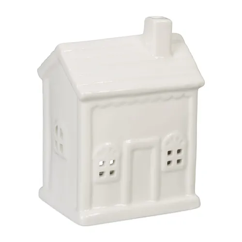 Teelichthaus keramik Lichterhaus Kerzenhalter Deko-Haus 370 g klein Teelichthaus