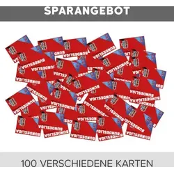 Topps Match Attax 2021/22 - 100 verschiedene, zufällige Karten
