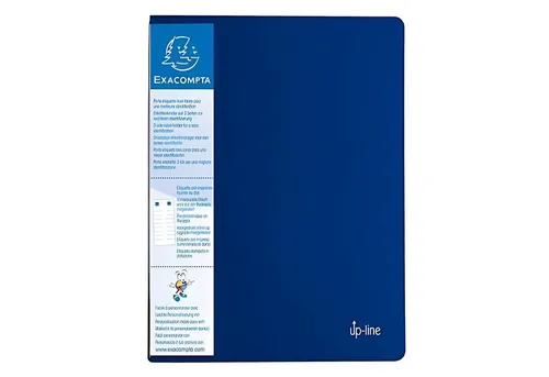 EXACOMPTA Organisationsmappe Exacompta Sichtmappe A4 20 Hüllen m RS blau
