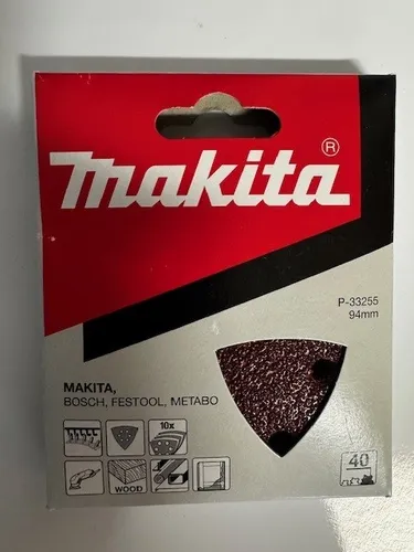 Makita Dreieck-Schleifpapier Klett K40 (P-33255)