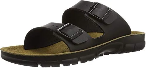 Birkenstock Sandale Bilbao – Komfortable Schwarz in Größe 44 - Schuhe & Stiefel: Hochwertige Birko-Flor Sandale mit anatomischem Korkfußbett für optimalen Tragekomfort und Unterstützung.