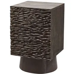 Nachttisch Crumble aus Mangoholz, Braun von Woood