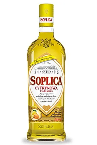 Flasche Soplica Zitrone mit Honig/Cytynowa Likör aus Polen a 0,5L 1