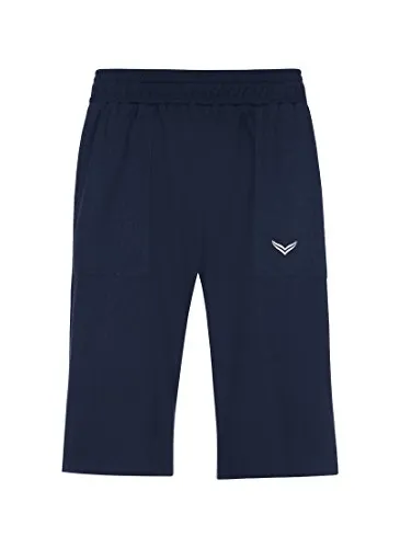 Trigema Herren Sporthose 637191 - Navy, Größe XL - Herren-Shorts mit klassischem Schnitt, elastischem Bund und praktischer Gesäßtasche, ideal für Sport und Freizeit.