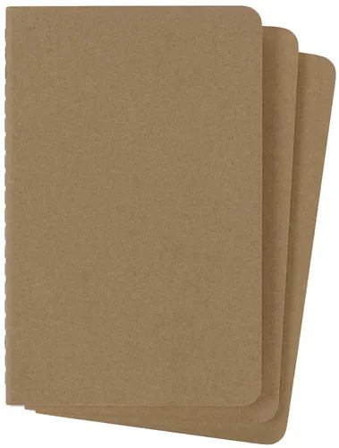 Produktbild MOLESKINE Notizheft Cahier P/A6 liniert Karton braun 3 Stück