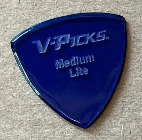 V-PICKS Medium Pointed Lite Pick sap.blue