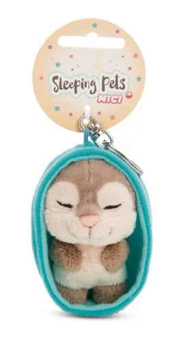 NICI 61602 Schlüsselanhänger Sleeping Pets Otter
