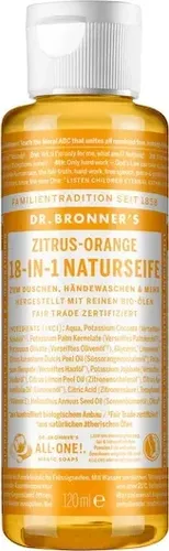 Dr. Bronners 18-in-1 Naturseife Zitrus-Orange 120 ml