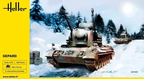 Heller 81127 FlakPz Gepard in 1:35 Neu in OVP