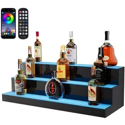 VEVOR Barregal mit LED Beleuchtung 3-stufig in weiß von Vevor