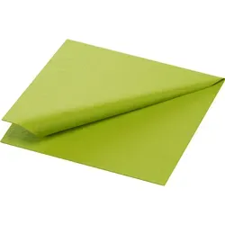 Duni Tissue-Serviette 24 x 24 cm Kiwi 3-lagig, 250 Stk von Duni