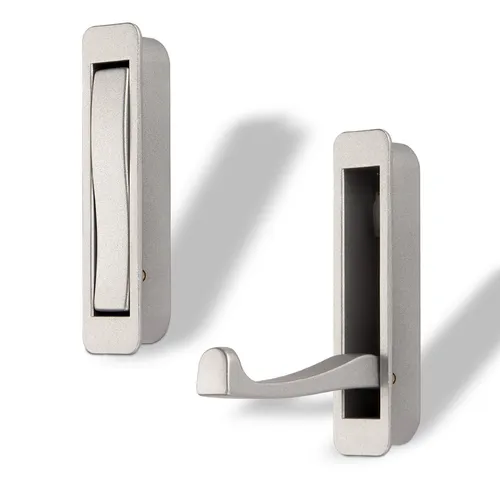 Garderobenhaken zum Einfräsen chrom matt Klapphaken Ankleidehaken 80x20mm SOTECH