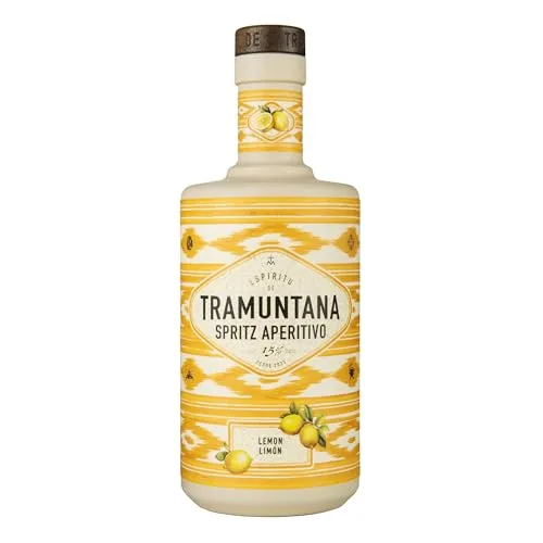 TRAMUNTANA Handgemachter Lemon Spritz 700ml mit Goldverzierung – Premium-Drink mit Balearischem Flair & mediterranem Lifestyle