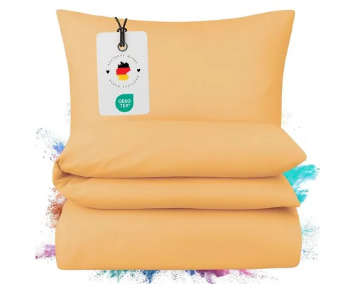 Carpe Sonno Bettwäsche Mako Satin 135 x 200 & 155 x 220 - Elegante Einfarbige Baumwolle mit Reißverschluss - Hochwertige Mako Satin Bettwäsche aus 100 % Baumwolle, ideal für ein angenehmes Schlafklima. Mit praktischem Reißverschluss und elegantem Design fügt sie sich harmonisch in jedes Schlafzimmer ein.