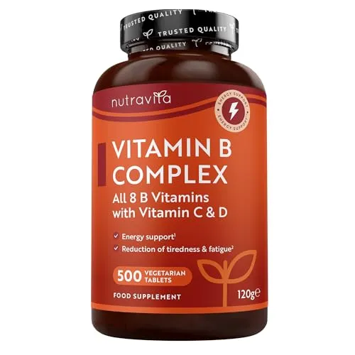 Nutravita Vitamin B Komplex mit Vitamin C + D + Biotin