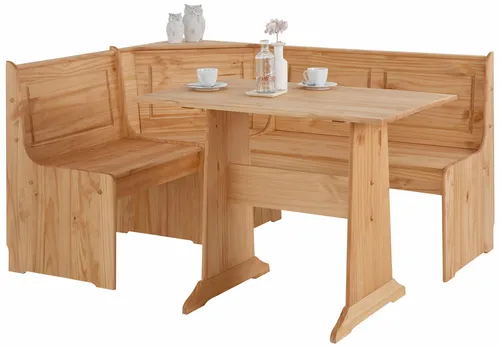 Home affaire Essgruppe Sascha, 2-tlg. mit Tisch und Truhen-Eckbank