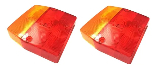2x Lichtscheibe Heckleuchte Anhänger Ersatzglas Rücklicht 99 x 94 mm