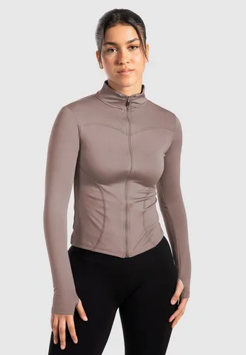 Smilodox Outdoorjacke Indira, Shaped Fit Fleecejacke, Windbreaker Activewear Laufjacke Sportjacke mit Daumenlöchern Atmungsaktiv Fitness Gym Yoga Alltag