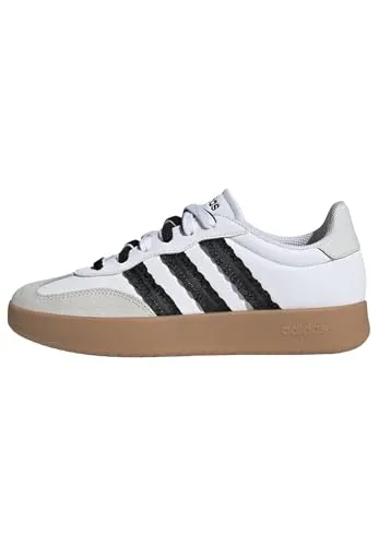 adidas Damen Barreda Schuhe, FTWR White/Core Black/Gum10, 36 2/3 EU - Stylische Damen Sneakers mit regulärer Passform. Ideal für den Alltag dank bequemer Textil-Einlegesohle und rutschfester Gummiaußensohle.