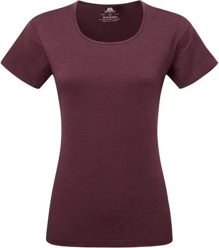 Mountain Equipment Tempi Womens Tee raisin - Größe 14 UK Damen