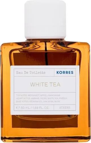 KORRES White Tea Eau de Toilette 50 ml - Frischer Duft mit Bergamotte und Freesie, für ein sinnliches und blühendes Erlebnis