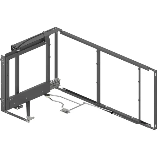 PEKA Magic Corner Standard, Eckauszug 900 mm links, anthrazit