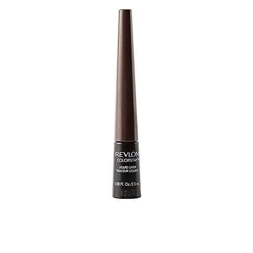 Revlon ColorStay Liquid Liner Black Brown 252 - Präziser Eyeliner für den ganzen Tag - Eyeliner mit ultrafeiner Spitze für einen perfekten Lidstrich und intensive Farbe, ideal für langanhaltende Looks.