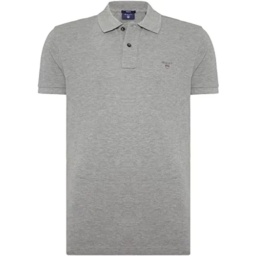 GANT Poloshirt HA mgrau Größe M