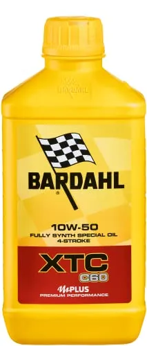 BARDAHL Huile moteur pour moto 4 Tps XTC C60 10W50 - 1 L