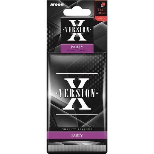 Lufterfrischer Areon X Version Party Duftbaum Autoduft Autoparfüm Duft Perfume