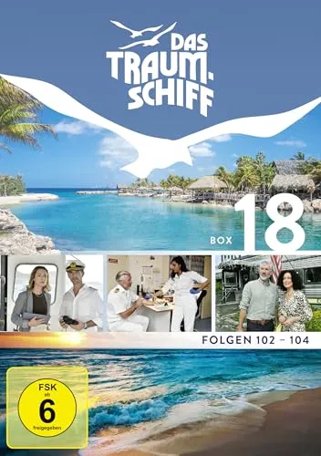 Das Traumschiff - Vol. 18: Folgen 102-104 - Filme - Deutsche Originalware auf DVD, ideal für Fans der beliebten Serie mit bezaubernden Kreuzfahrt-Abenteuern.