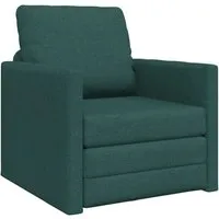 vidaXL Boden-Schlafsofa Dunkelgrün 74 x 77 x 81 cm