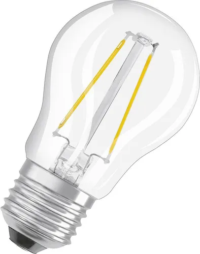 Osram LED Filament Leuchtmittel Tropfen 2W = 25W E27 klar 250lm FS warmweiß 2700K