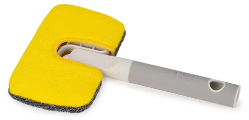 Joseph Joseph CleanTech 2-in-1 Reinigungsbürste für Oberflächen mit Mikrofaser-