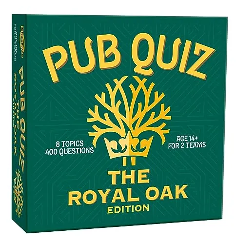 Cheatwell Games The Royal Oak Pub Quiz – 400 Fragen – mit Antwortblock und Bleistiften – ab 14 Jahren