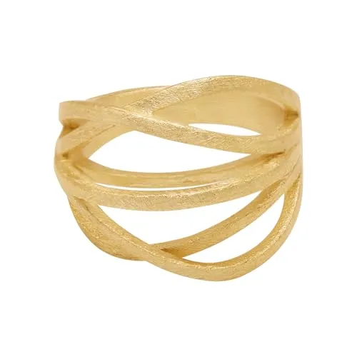 Heideman Ring Damen Arcus aus Edelstahl in gold von Heideman