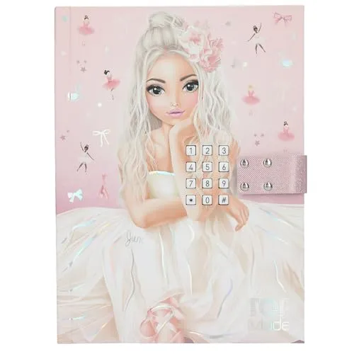 Magni Geheimcode Tagebuch Ballet – Liniert (15 x 20.5 cm) - Entdecke das Magni Geheimcode Tagebuch Ballet (15 x 20.5 cm) mit liniertem Papier. Ideal für kreative Gedanken und persönliche Geheimnisse – perfekt für junge Tänzerinnen!
