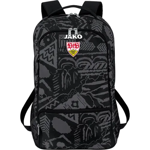 JAKO VfB Stuttgart Rucksack Tropicana ST1811 - Hochwertiger Sport Rucksack mit Laptopfach, ideal für Freizeit und Fitness, unterstützt die Schwaben