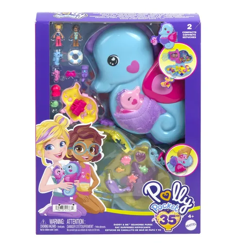 Polly Pocket 2-in-1 Daddy and Me Seepferdchenschatulle
