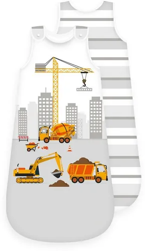 Baby Best Babyschlafsack Baustelle (1 tlg) - Babyschlafsäcke, kuscheliger Schlafsack aus 100% Baumwolle, ideal für einen angenehmen Schlaf und süße Träume bei Kleinkindern.